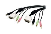 Kabel KVM - StarTech.com 4-in-1 USB DVI KVM Cable - USBDVI4N1A6