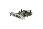 Adapter Sieciowy  (karta sieciowa, serwer druku, itp.) - StarTech.com 3 Port 2B 1A Low Profile 1394 - PEX1394B3LP
