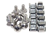 Akcesoria komputerowe - StarTech.com 50 Pkg M6 Mounting Screws and Cage Nuts - CABSCREWM6