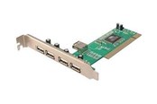 Kontroler, sterownik - LogiLink PCI Card USB 2.0 4+1 Port - USB-adapter - PC0028