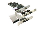 Adapter Sieciowy  (karta sieciowa, serwer druku, itp.) - Sunix PCI Express card 4 x serial 1x par - SX-117B