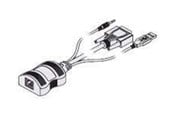 Kabel KVM - Adder CATx kabel til tastatur / video / mus (KVM) - CATX-USB