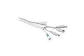 Zarzadzanie kablami - MicroConnect Connect cable wrap with hook & loop fastener - CABLESOCK3