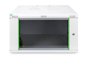 Szafa rack - DIGITUS DN-19 07-U-EC 7U Wall Mount Cabinet 389x600x450mm color Grey RAL7035 - DN-19 07-U-EC