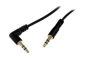 Kabel audio - StarTech.com Slim 3.5mm to Right Angle S - MU3MMSRA