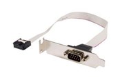 Kabel równolegly, szeregowy - StarTech.com Serial Port Bracket - 1port - PLATE9MLP