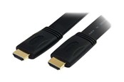 Kabel wyswietlacza - StarTech.com HDMI - HDMI - Flat - 5m - Black - HDMM5MFL