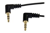 Kabel audio - StarTech.com Slim 3.5mm Right Angle Ster - MU6MMS2RA