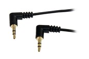 Kabel audio - StarTech.com Slim 3.5mm Right Angle Ster - MU1MMS2RA