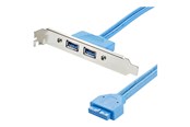 Kabel USB - StarTech.com 2 Port USB 3.0 A Female Slo - USB3SPLATE
