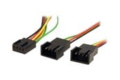 Kabel zasilajacy (zewnetrzny) - StarTech.com 12in 4 Pin Fan Power Splitt - FAN4SPLIT12