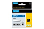 Papier, papier fotograficzny i etykiety - DYMO ® Rhino Industrial Tape 12 mm x 5.5m coloured vinyl white on blue - 1805243