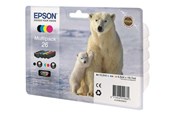 Tusz, toner i material eksploatacyjny - Epson 26 Ink Cartridge Multi - CMYK - Kartridż z tuszem Cyjan - C13T26164010