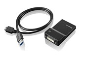 Kabel wyświetlacza - Lenovo USB 3.0 to DVI/VGA Monitor Adapter - 0B47072