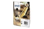 Tusz, toner i material eksploatacyjny - Epson 16 Ink Cartridge - Black - Kartridż z tuszem Czarny - C13T16214010