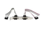 Kabel równolegly, szeregowy - StarTech.com Serial Port Bracket - 2port - PLATE9M2P16