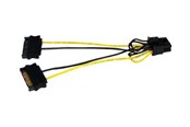 Kabel zasilajacy (wewnetrzny) - StarTech.com SATA Power to 8 Pin PCI Express Video Card Power Cable Adapter - SATPCIEX8ADP