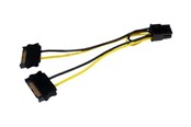 Kabel zasilajacy (wewnetrzny) - StarTech.com SATA Power to 6 Pin PCI Express Video Card Power Cable Adapter - SATPCIEXADAP