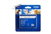 Papier, papier fotograficzny i etykiety - Brother TZe-231S 12mm Black on White Tape 4m - TZE231S
