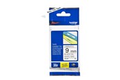 Papier, papier fotograficzny i etykiety - Brother TZe 221 - Black On White - Roll (0.9 cm x 8 m) - TZE221