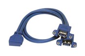 Kabel USB - StarTech.com 2 Port Panel Mount USB 3.0 Cable - USB3SPNLAFHD