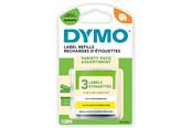 Papier, papier fotograficzny i etykiety - DYMO ® LetraTag Tape 12mm x 4m assorted colors 3-blister - S0721800