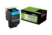 Tusz, toner i material eksploatacyjny - Lexmark 70C2HC0 / 702HC Return Program Toner Cyan - 70C2HC0