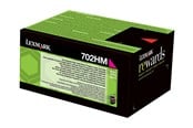 Tusz, toner i material eksploatacyjny - Lexmark 70C2HM0 / 702HM Magenta Return Program Toner - Toner laserowy Magenta - 70C2HM0