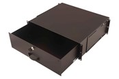 Szafa rack - DIGITUS DN-19 KEY-3U-SW Keyboard Drawer & Document Storage for 483 mm (19") Cabinets - DN-19 KEY-3U-SW