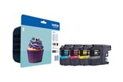 Tusz, toner i material eksploatacyjny - Brother LC123VALBP / LC 123VALBP 4-Pack High Capacity - Kartridż z tuszem Cyjan - LC123VALBPDR
