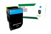 Tusz, toner i material eksploatacyjny - Lexmark 802XC - Toner laserowy Cyjan - 80C2XC0