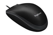 Myszka - Logitech B100 Optical Mouse - Black - Myszy - Optyczny - 3 - Czarny - 910-003357