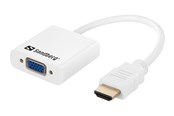 Kabel wyswietlacza - Sandberg HDMI to VGA+Audio Converter - 508-77
