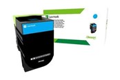 Tusz, toner i materiał eksploatacyjny - Lexmark 80C2HCE / Cyan Toner - 80C2HCE