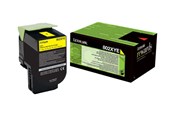 Tusz, toner i material eksploatacyjny - Lexmark Yellow toner cartridge - 80C2XYE
