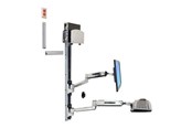 Uchwyty scienne, uchwyty AV i meble AV - Ergotron LX Sit-Stand Wall Mount System - Max - recommended for 42" - 45-358-026