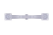 Uchwyty ścienne, uchwyty AV i meble AV - Multibrackets M Public Display Stand Dual Screen Mount 10"-24" Silver - Max - recommended for - 7350022736344