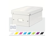Archiwizacja i przechowywanie - Leitz Pudełko na DVD  Click & Store WOW Biały - 60420001