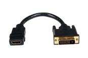 Kabel wyswietlacza - StarTech.com HDMI to DVI-D Video Cable Adapter - HDDVIFM8IN