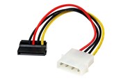 Kabel zasilający (wewnętrzny) - StarTech.com 4 Pin Molex to Left Angle SATA Power Cable Adapter - SATAPOWADPL