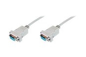 Kabel sieciowy - DIGITUS Zero-Modem Connection Cable - 3m - Beżowy - 3m - AK-610100-030-E
