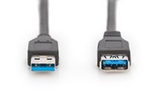Kabel USB - DIGITUS USB 3.0 Extension Cable - 1.8m - AK-300203-018-S