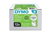 Papier, papier fotograficzny i etykiety - DYMO ® LabelWriter 54mm X 101mm Shipping / Name Badge Labels (White) 12 Rolls X 220 Labels - S0722420