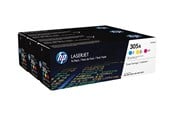 Tusz, toner i material eksploatacyjny - HP 305A / CF370AM 3-Pack - Toner laserowy Cyjan - CF370AM
