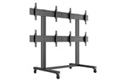Uchwyty ścienne, uchwyty AV i meble AV - Multibrackets M Public Video Wall Stand 4-Screens 40-55" Black - Max 160 kg - recommended for 55" - 7350022739710