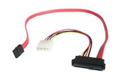 Kabel SATA & ATA - StarTech.com SAS 29 Pin to SATA Cable with LP4 Power - SAS729PW18