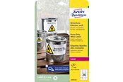 Papier, papier fotograficzny i etykiety - Avery Heavy duty labels white suitable for in- and outdoor use (-20oC to +80oC) - L4773-20