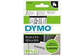 Papier, papier fotograficzny i etykiety - DYMO ® D1 Tape 12mm x 7m black on transparent - S0720500
