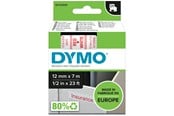Papier, papier fotograficzny i etykiety - DYMO ® D1 Tape 12mm x 7m red on white - S0720550