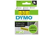 Papier, papier fotograficzny i etykiety - DYMO ® D1 Tape 12mm x 7m black on yellow - S0720580